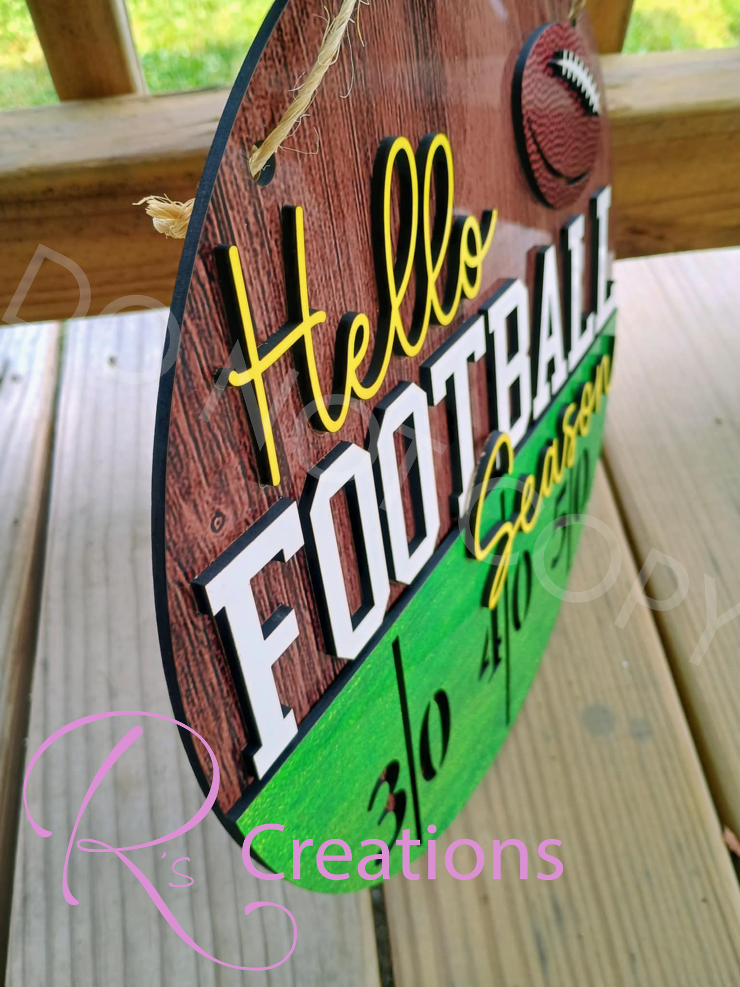 Football door round