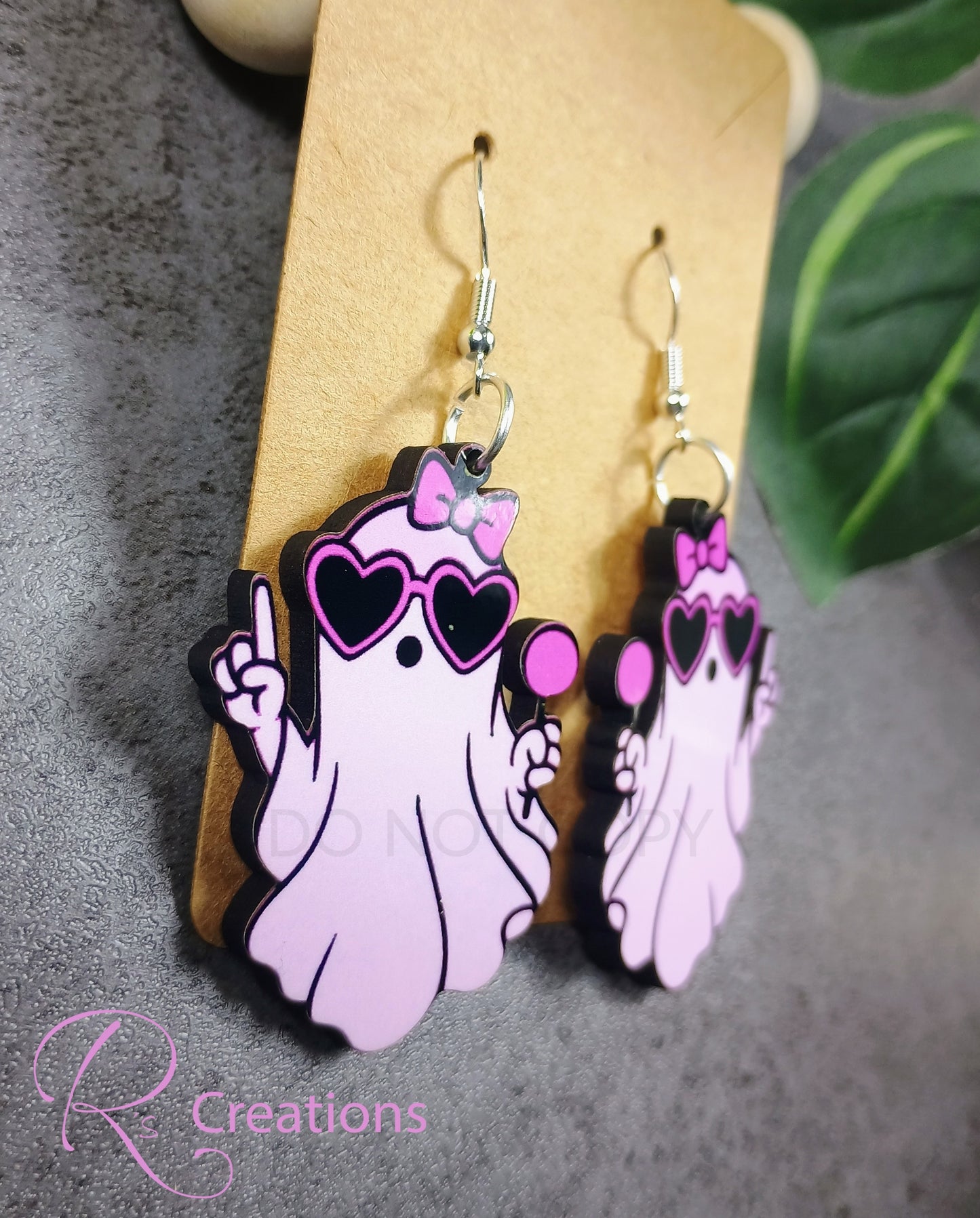 Ghost girl earrings