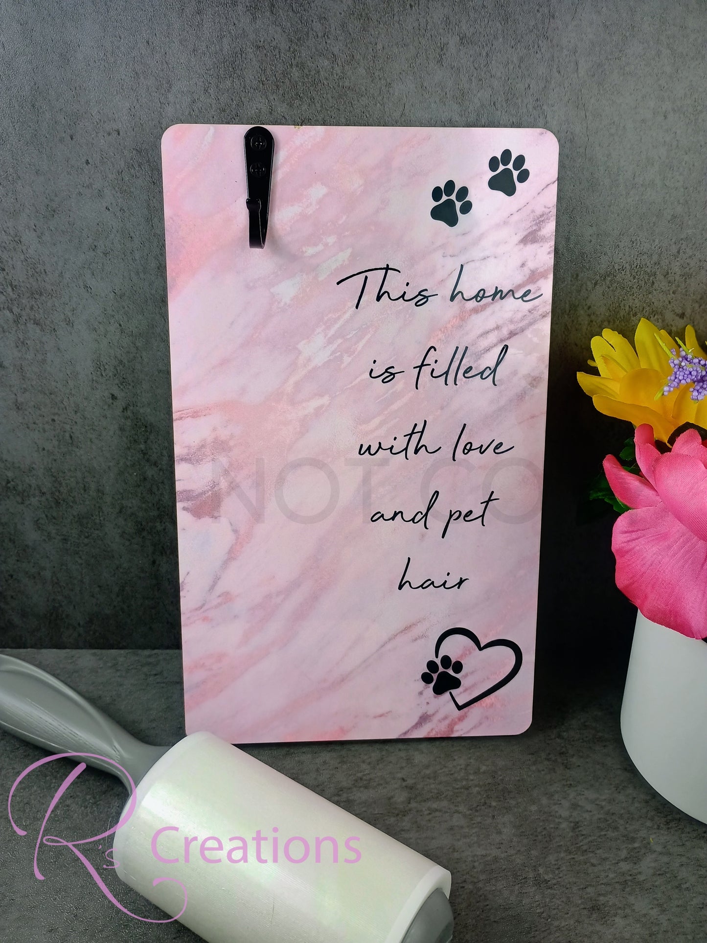 Lint roller hanger, Pet lovers, Wall hanger