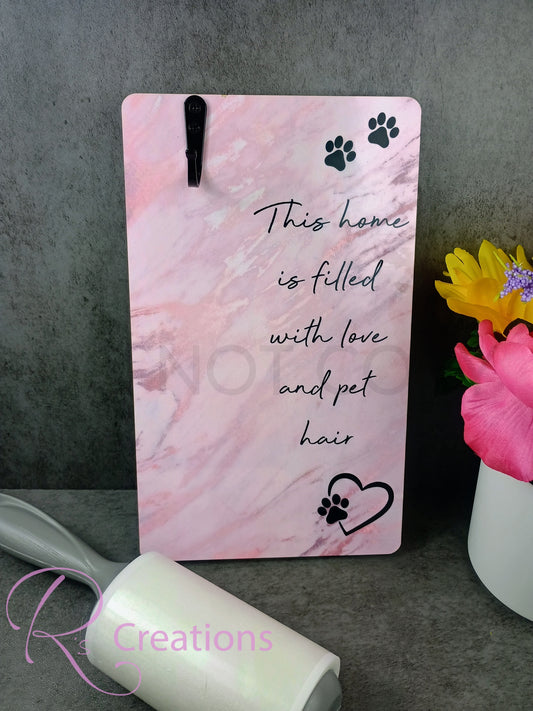Lint roller hanger, Pet lovers, Wall hanger
