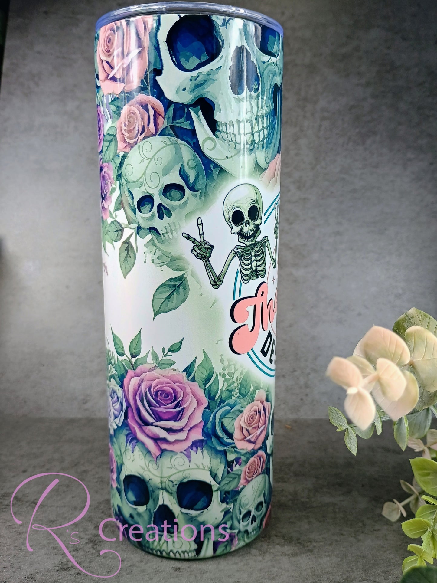 Have the day you deserve 20oz skinny stainless steel tumbler