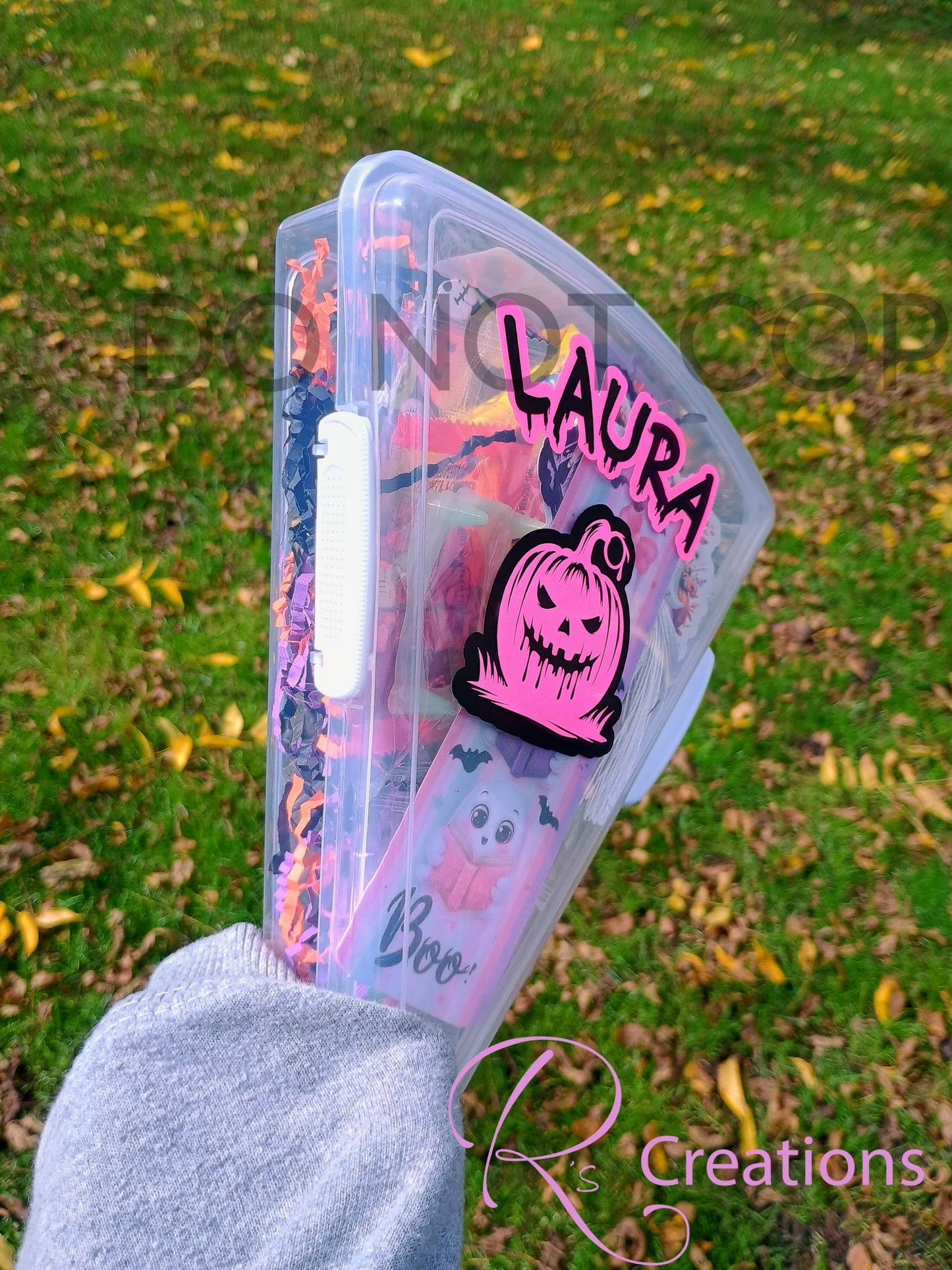 Halloween goodie reusable container!