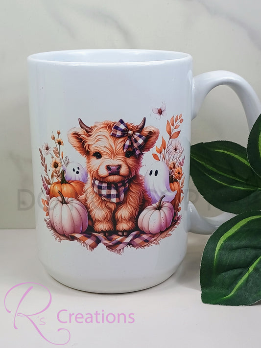 Highland cow 15oz coffee mug