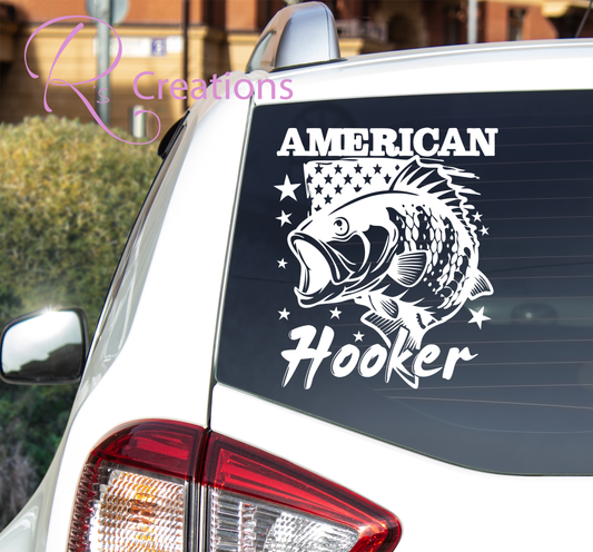 Car / Truck decal "American hooker"