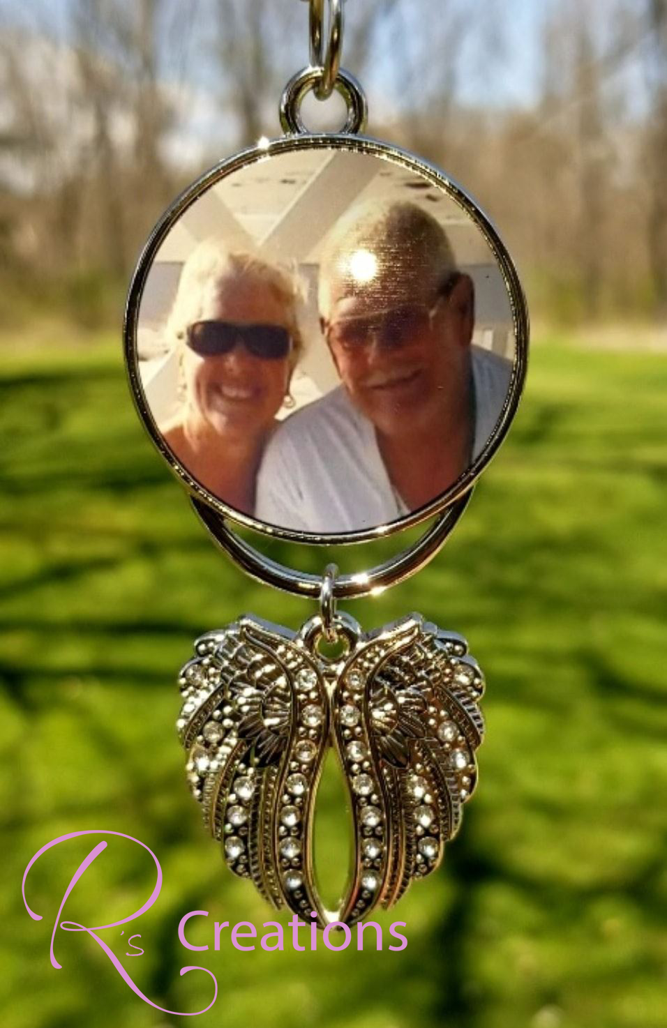 Angel wing bling hanger
