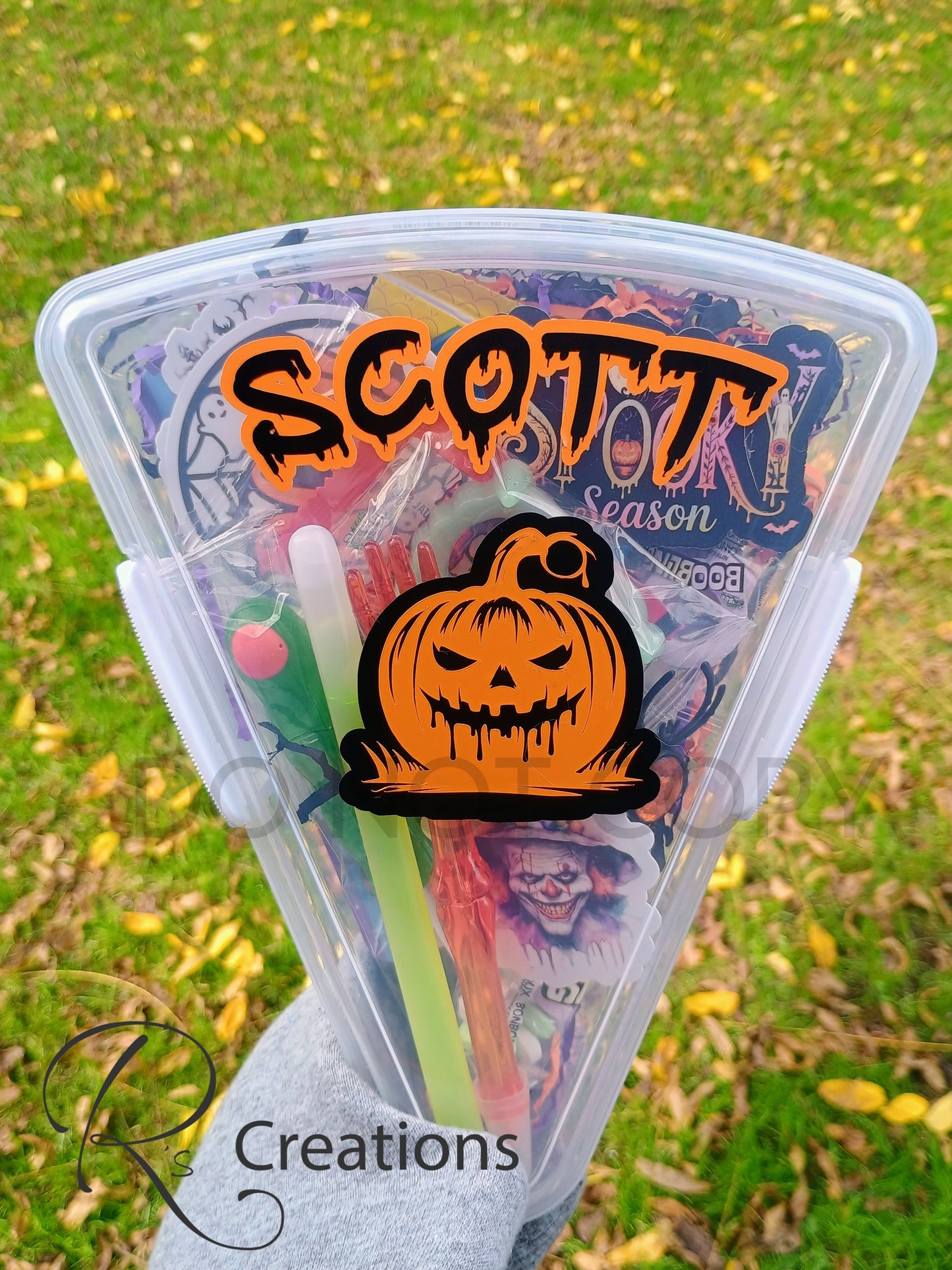 Halloween goodie reusable container!